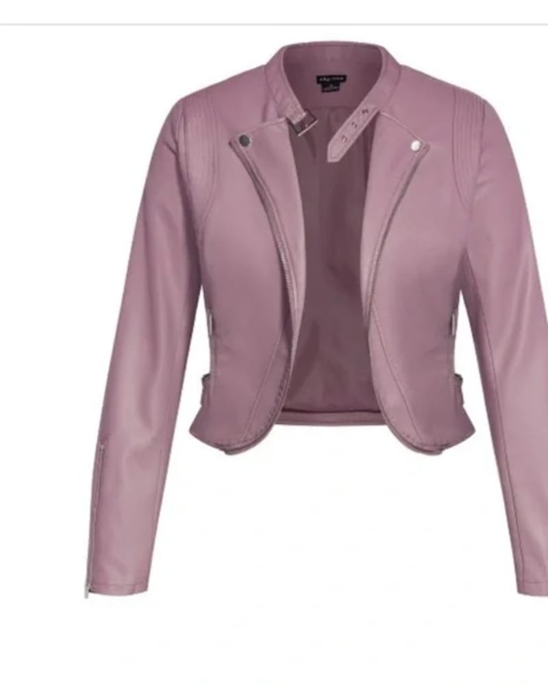 City chic discount faux leather jacket
